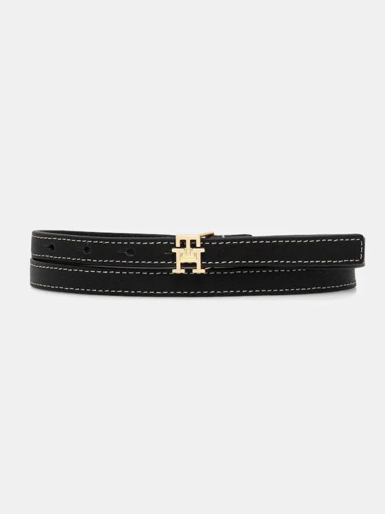 Zdjęcie produktu Tommy Hilfiger pasek damski skórzany czarny