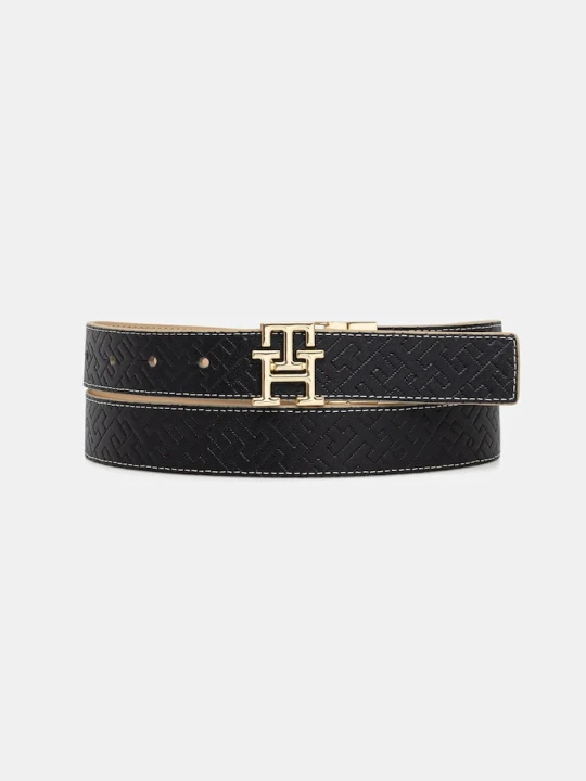 Zdjęcie produktu Tommy Hilfiger pasek skórzany dwustronny granatowy