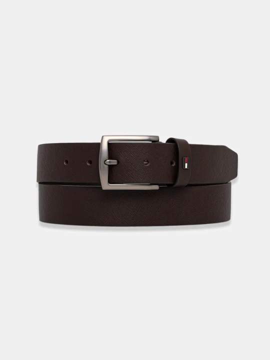 Zdjęcie produktu Tommy Hilfiger pasek skórzany brązowy