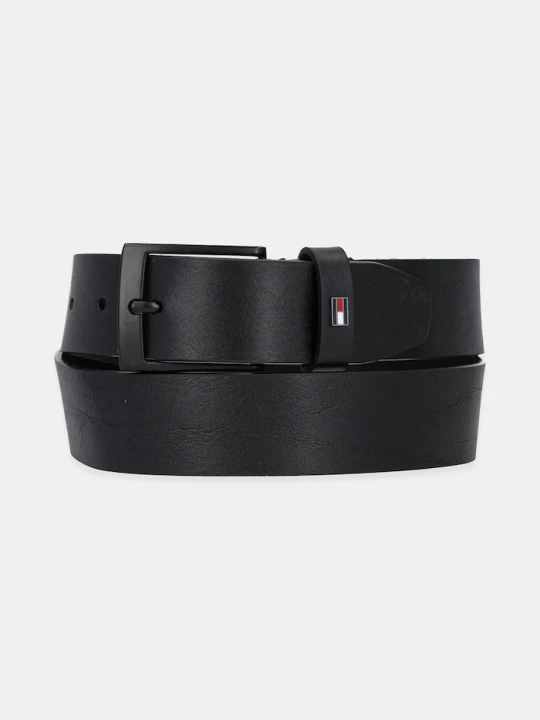 Zdjęcie produktu Tommy Hilfiger pasek męski skórzany czarny