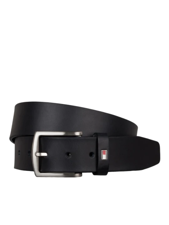 Zdjęcie produktu Tommy Hilfiger Pasek Skórzany New Denton 4.0 blau GRANATOWY
