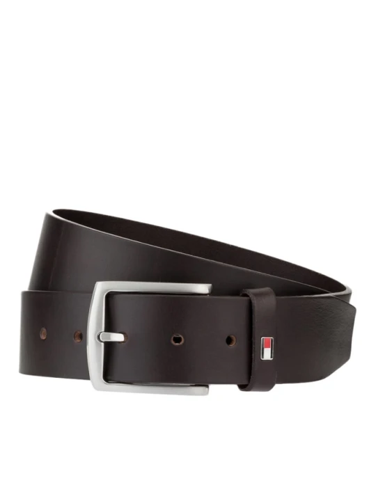 Zdjęcie produktu Tommy Hilfiger Pasek Skórzany New Denton 4.0 braun CIEMNOBRĄZOWY
