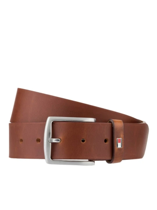 Zdjęcie produktu Tommy Hilfiger Pasek Skórzany New Denton 4.0 braun BRĄZOWY