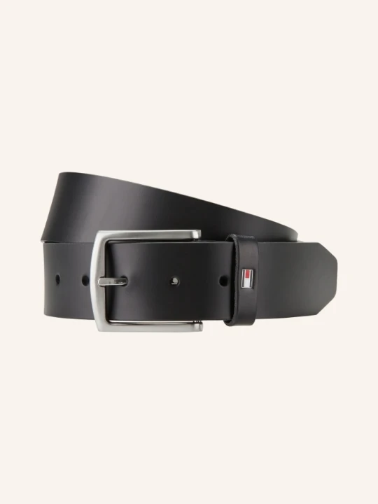 Zdjęcie produktu Tommy Hilfiger Pasek Skórzany New Denton 4.0 schwarz CZARNY
