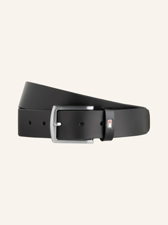 Zdjęcie produktu Tommy Hilfiger Pasek Skórzany New Denton schwarz CZARNY