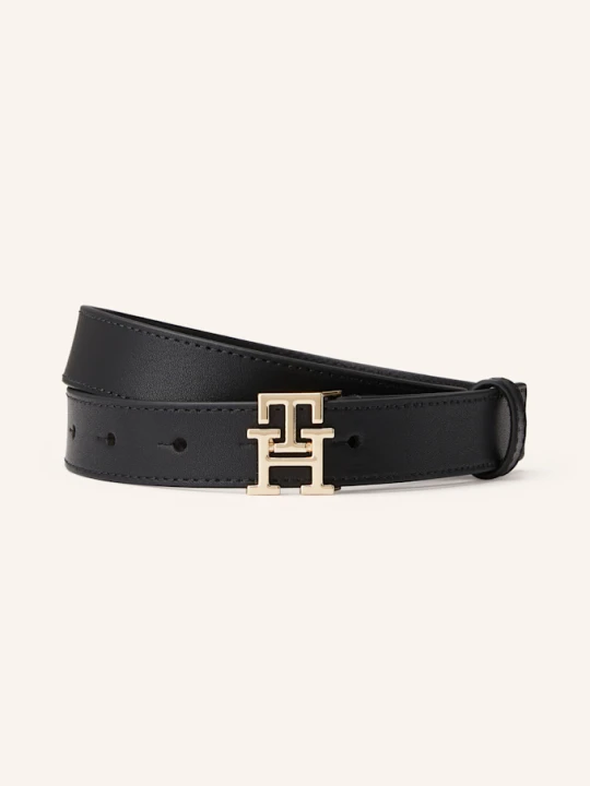 Zdjęcie produktu Tommy Hilfiger Pasek Skórzany schwarz CZARNY