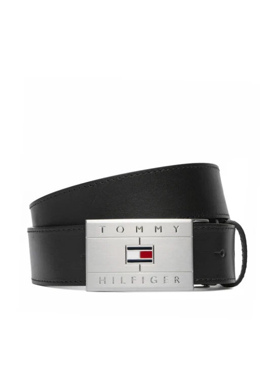 Zdjęcie produktu Tommy Hilfiger Pasek Th Flag Plaque Belt AM0AM14322 Brązowy