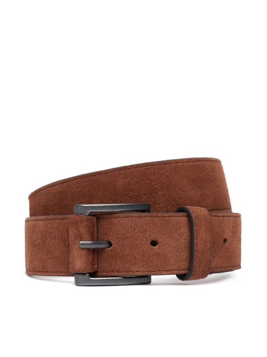 Zdjęcie produktu Tommy Hilfiger Pasek Th Soho Roller Suede 3.5 AM0AM14554 Brązowy