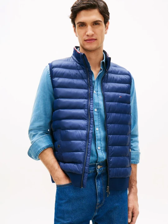 Zdjęcie produktu Tommy Hilfiger Pikowana kamizelka Mężczyźni niebieski