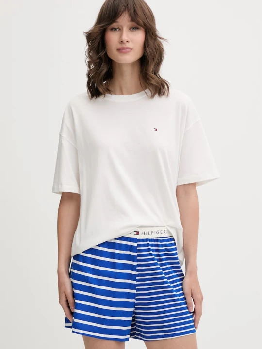 Zdjęcie produktu Tommy Hilfiger piżama dwuczęściowa damska bawełniana biały