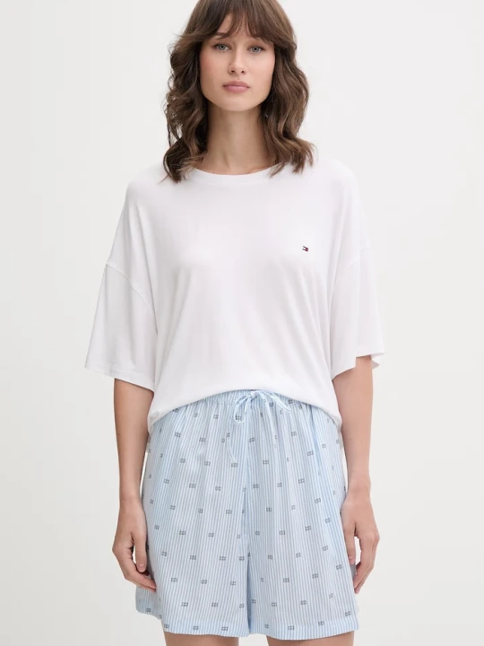 Zdjęcie produktu Tommy Hilfiger piżama dwuczęściowa damska z modalem biały