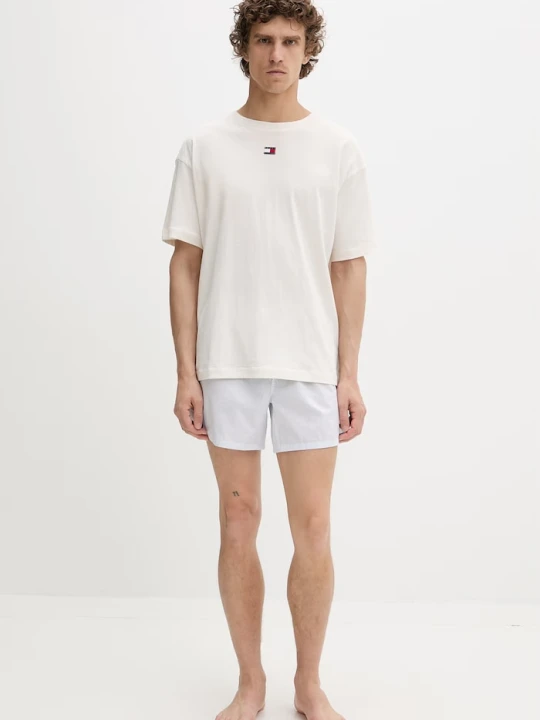 Zdjęcie produktu Tommy Hilfiger piżama dwuczęściowa męska bawełniana beżowy