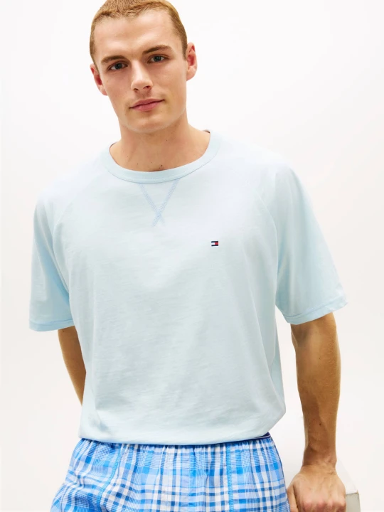 Zdjęcie produktu Tommy Hilfiger Piżama | Regular Fit błękitny