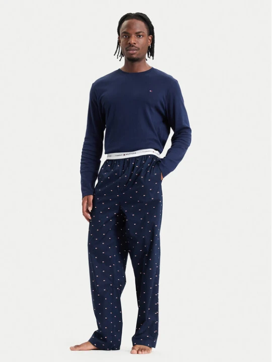 Zdjęcie produktu Tommy Hilfiger Piżama UM0UM03999 Granatowy Regular Fit