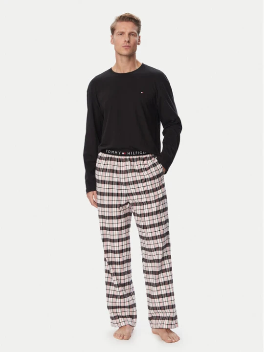 Zdjęcie produktu Tommy Hilfiger Piżama UM0UM04045 Czarny Regular Fit
