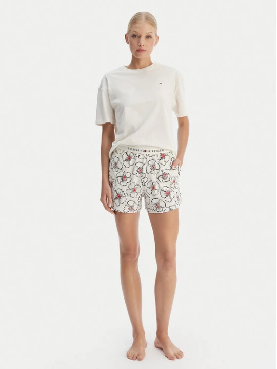 Zdjęcie produktu Tommy Hilfiger Piżama UW0UW05760 Beżowy Regular Fit