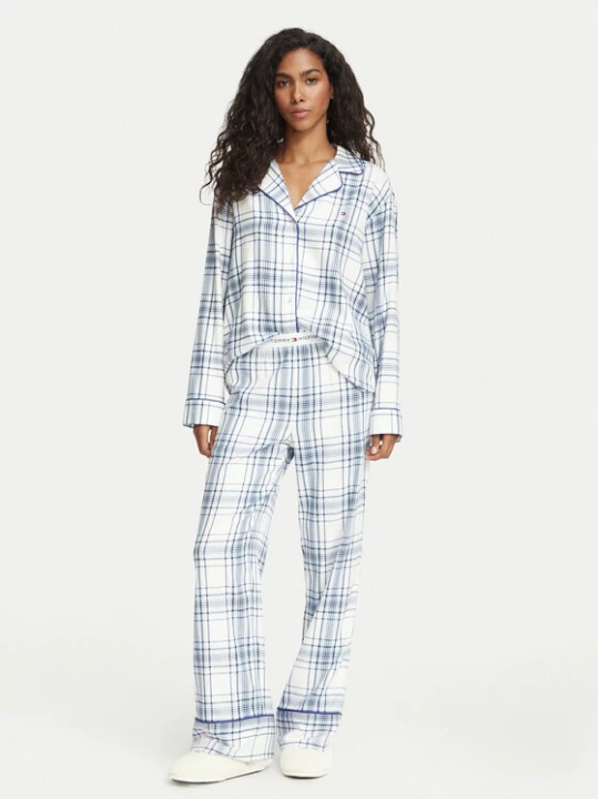 Zdjęcie produktu Tommy Hilfiger Piżama UW0UW06155 Kolorowy Relaxed Fit