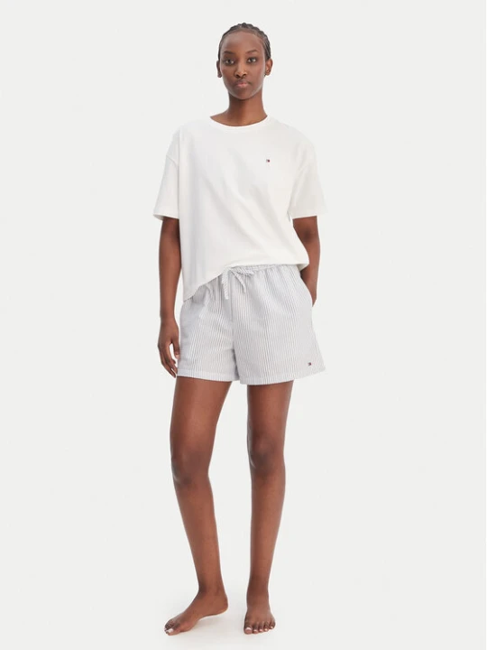 Zdjęcie produktu Tommy Hilfiger Piżama UW0UW06306 Biały Regular Fit