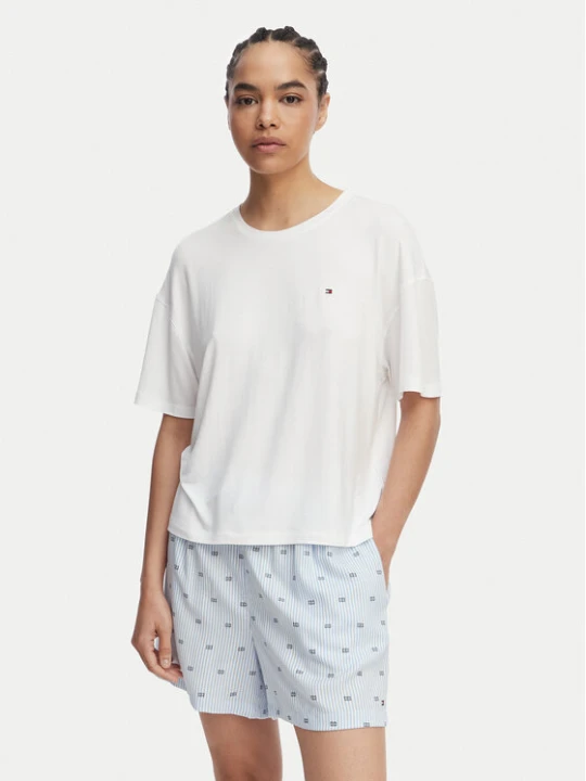 Zdjęcie produktu Tommy Hilfiger Piżama UW0UW06328 Biały Regular Fit