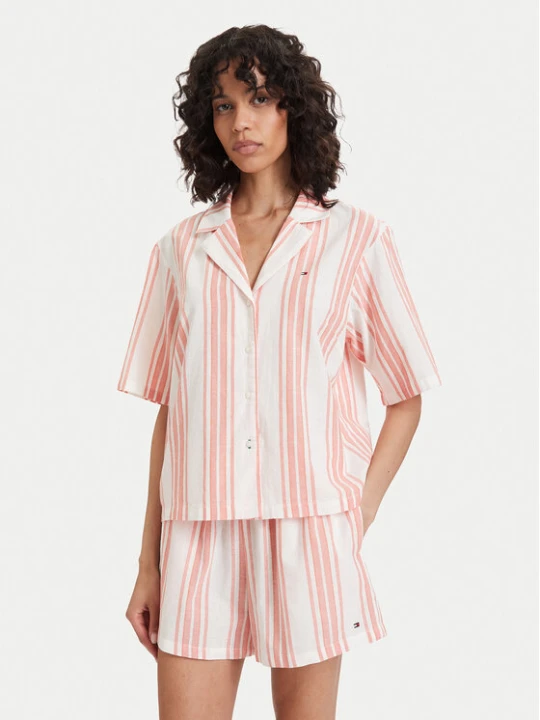 Zdjęcie produktu Tommy Hilfiger Piżama UW0UW06329 Kolorowy Regular Fit