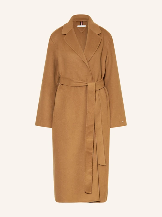 Zdjęcie produktu Tommy Hilfiger Płaszcz beige BRĄZOWY