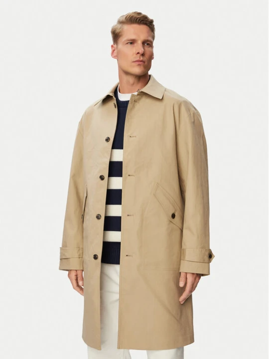 Zdjęcie produktu Tommy Hilfiger Płaszcz przejściowy Dc Technica MW0MW43527 Beżowy Regular Fit