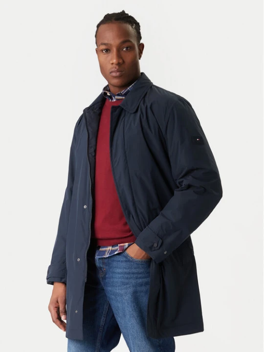 Zdjęcie produktu Tommy Hilfiger Płaszcz przejściowy MW0MW42569 Granatowy Regular Fit