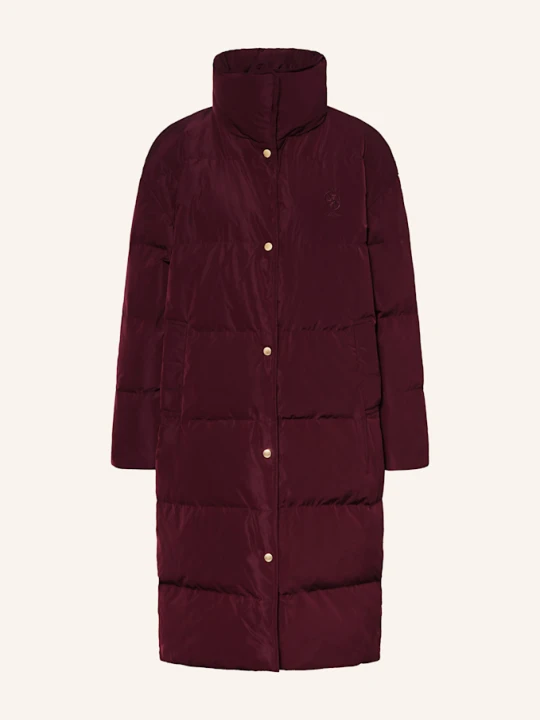 Zdjęcie produktu Tommy Hilfiger Płaszcz Puchowy Crest rot CIEMNOCZERWONY