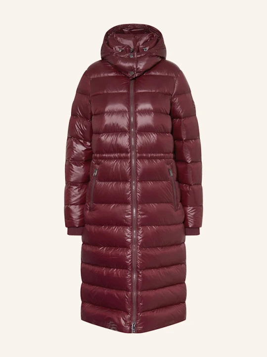 Zdjęcie produktu Tommy Hilfiger Płaszcz Puchowy Z Odpinanym Kapturem rot CIEMNOCZERWONY