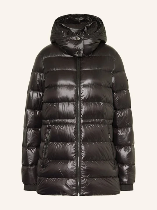 Zdjęcie produktu Tommy Hilfiger Płaszcz Puchowy Z Odpinanym Kapturem schwarz CZARNY