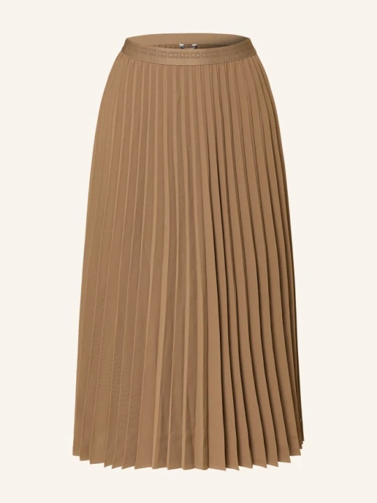 Zdjęcie produktu Tommy Hilfiger Plisowana Spódnica beige BRĄZOWY
