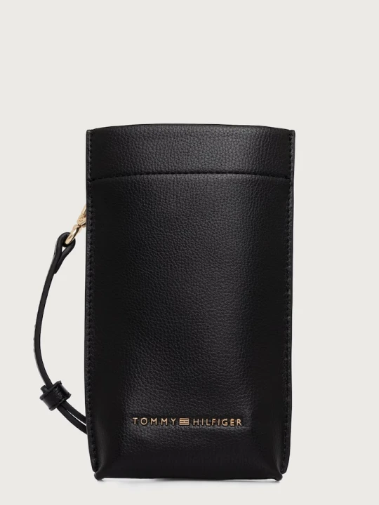 Zdjęcie produktu Tommy Hilfiger pokrowiec na telefon damski z imitacji skóry czarny