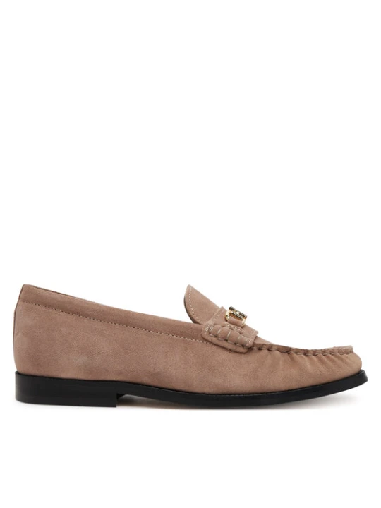 Zdjęcie produktu Tommy Hilfiger Półbuty Soft Suede Horsebit Loafer FW0FW08649 Beżowy