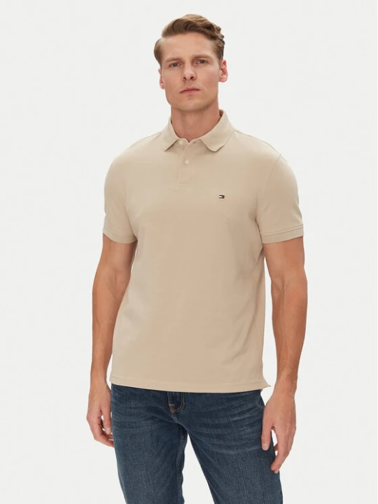 Zdjęcie produktu Tommy Hilfiger Polo 1985 MW0MW17770 Beżowy Regular Fit