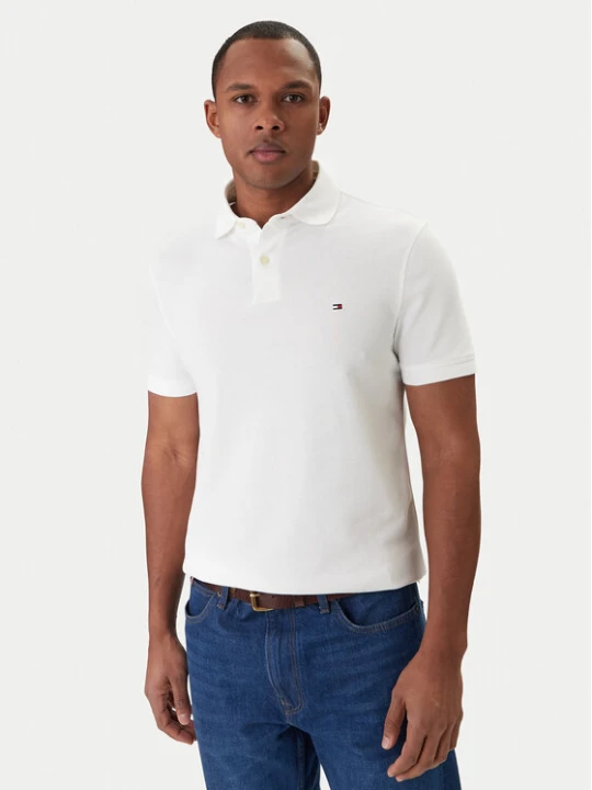 Zdjęcie produktu Tommy Hilfiger Polo 1985 MW0MW17770 Biały Regular Fit
