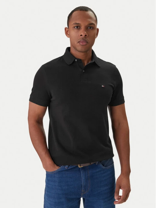 Zdjęcie produktu Tommy Hilfiger Polo 1985 MW0MW17770 Czarny Regular Fit