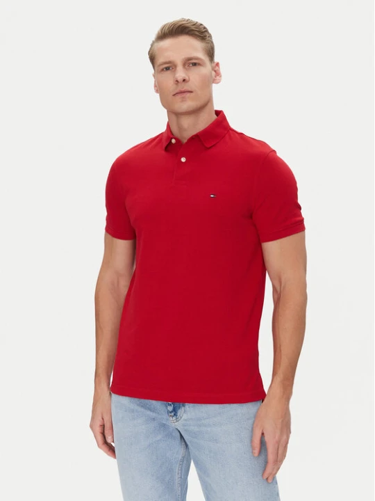 Zdjęcie produktu Tommy Hilfiger Polo 1985 MW0MW17770 Czerwony Regular Fit