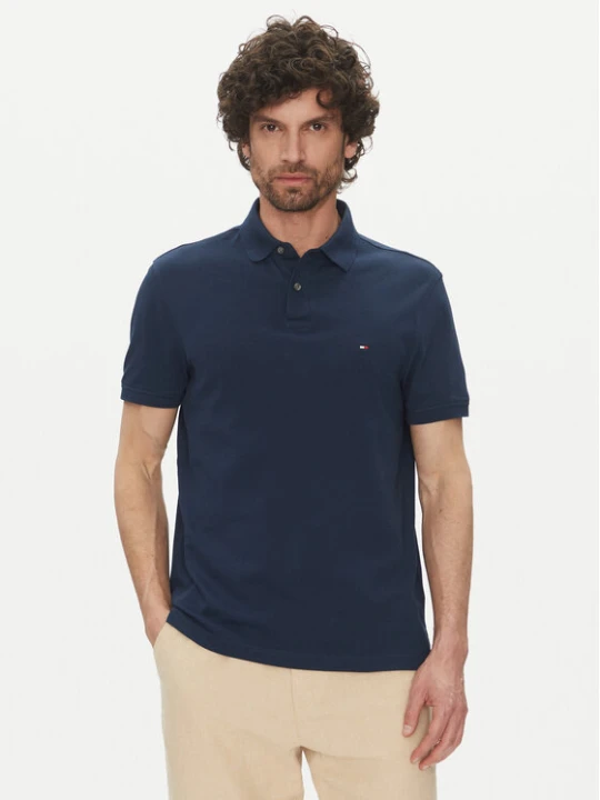 Zdjęcie produktu Tommy Hilfiger Polo 1985 MW0MW17770 Granatowy Regular Fit