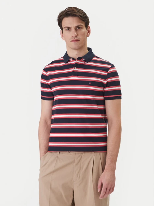 Zdjęcie produktu Tommy Hilfiger Polo 1985 MW0MW17770 Granatowy Regular Fit