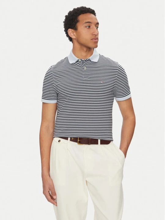 Zdjęcie produktu Tommy Hilfiger Polo 1985 MW0MW17770 Granatowy Regular Fit