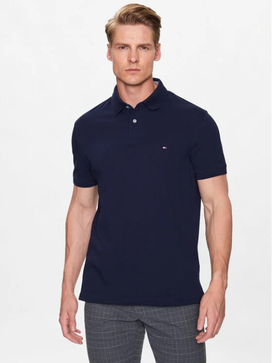 Zdjęcie produktu Tommy Hilfiger Polo 1985 MW0MW17770 Granatowy Regular Fit