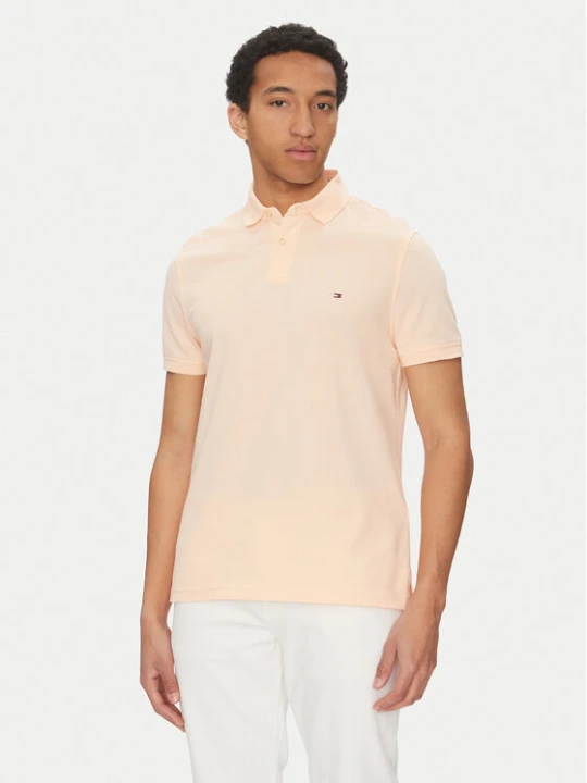 Zdjęcie produktu Tommy Hilfiger Polo 1985 MW0MW17770 Koralowy Regular Fit