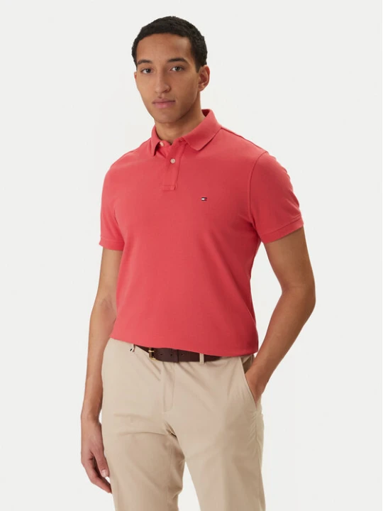 Zdjęcie produktu Tommy Hilfiger Polo 1985 MW0MW17770 Koralowy Regular Fit