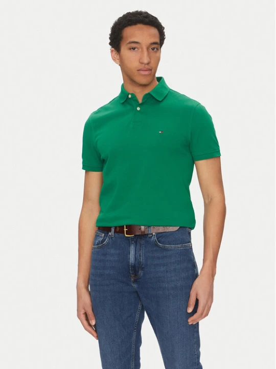 Zdjęcie produktu Tommy Hilfiger Polo 1985 MW0MW17770 Zielony Regular Fit
