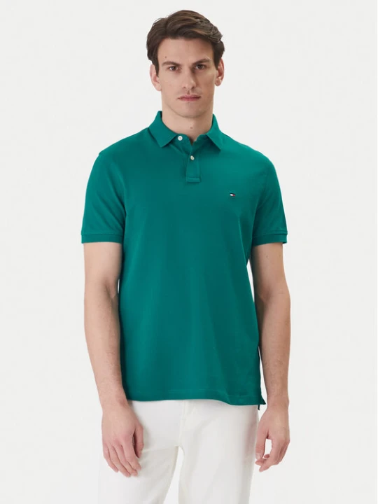 Zdjęcie produktu Tommy Hilfiger Polo 1985 MW0MW17770 Zielony Regular Fit