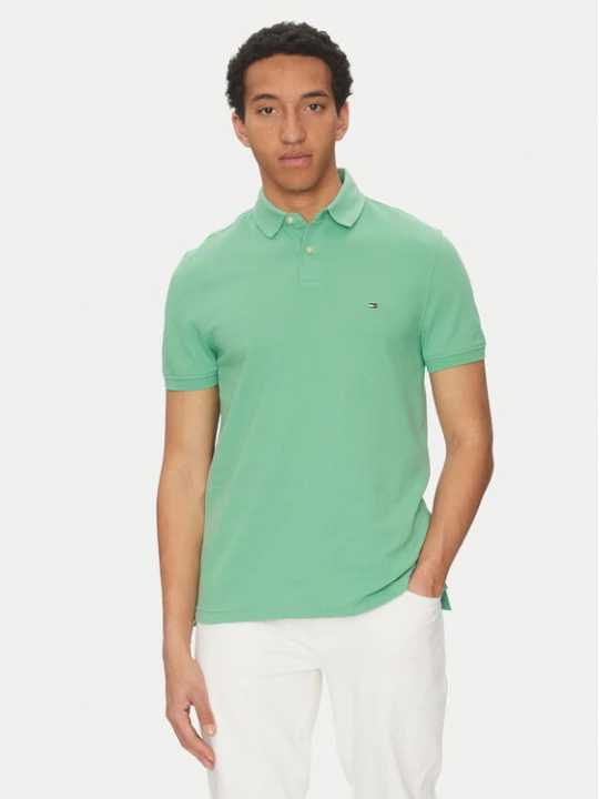 Zdjęcie produktu Tommy Hilfiger Polo 1985 MW0MW17770 Zielony Regular Fit