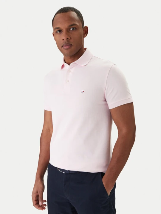 Zdjęcie produktu Tommy Hilfiger Polo 1985 MW0MW17771 Różowy Slim Fit