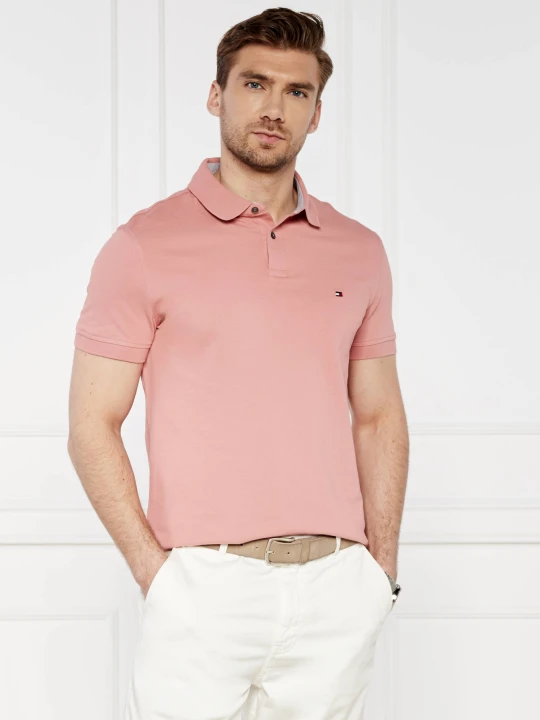 Zdjęcie produktu Tommy Hilfiger Polo 1985 | Regular Fit pudrowy róż