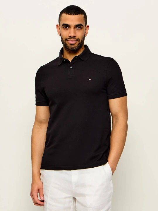 Zdjęcie produktu Tommy Hilfiger Polo 1985 | Regular Fit | pique czarny