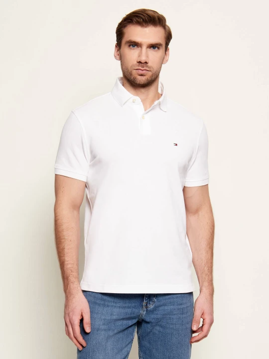Zdjęcie produktu Tommy Hilfiger Polo 1985 | Regular Fit | pique biały